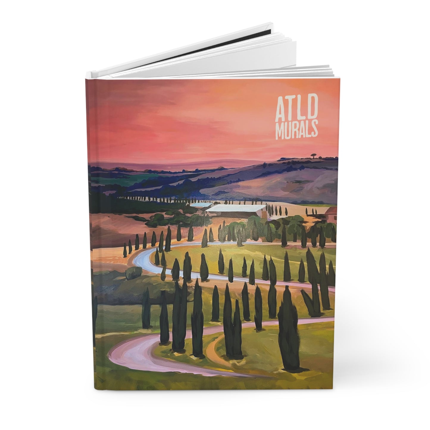 Lined Journal/ Notepad Tuscany Landscape